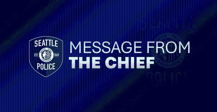Chief Barnes’ Statement on Recent Incidents of Gun Violence in Seattle