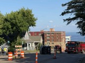 Crash Involving Construction Equipment Sends Two to Hospital in Duluth