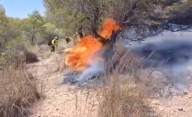 Estabilizado el incendio declarado en Benamaurel