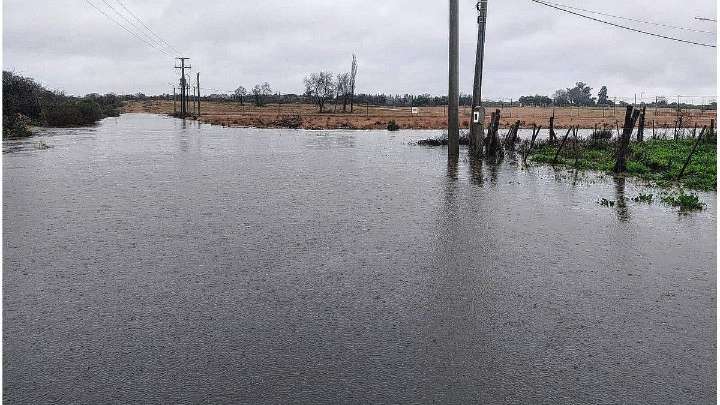Entre Ríos: cayeron más de 100 milímetros de agua en varias localidades