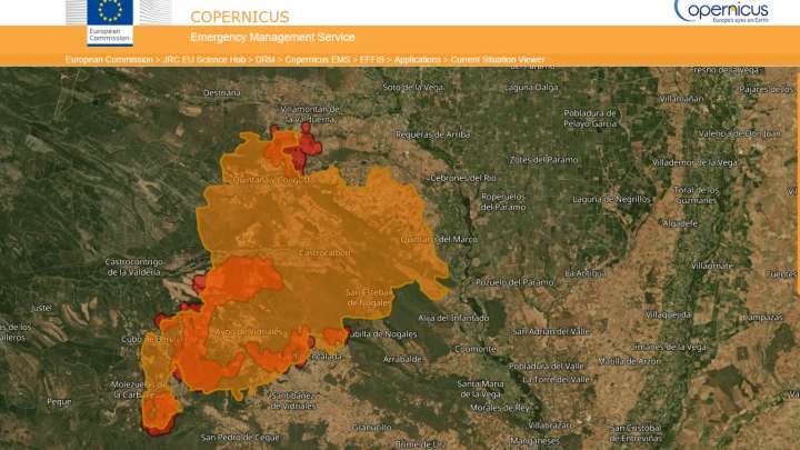 Molezuelas ya es el peor incendio de la historia de España: un fuego "virulento" arrasa 38.000 hectáreas