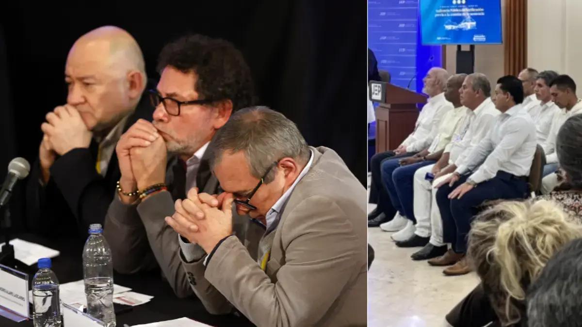 JEP radicó los proyectos de sentencia contra el antiguo secretariado de las Farc y la Fuerza Pública: Esta sería la fecha de lectura de las sanciones