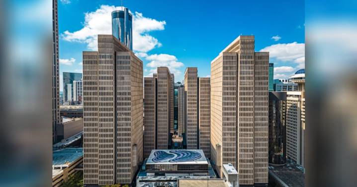 Most buildings within Atlanta icon Peachtree Center listed for sale