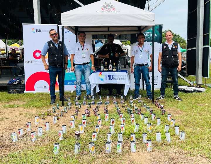 Operativos contra el contrabando en Villanueva dejan incautación de licores y cigarrillos