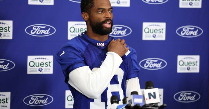 Darius Slayton becoming a vocal leader for New York Giants