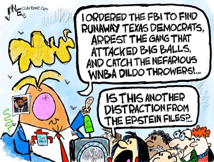 Cartoon: Distracted yet?
