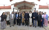 Torres y Victoria Villarruel encabezaron el acto por el 90° Aniversario de Río Mayo