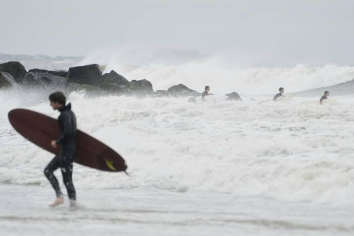Strong winds and waves batter Nantucket, Martha’s Vineyard as Hurricane Erin moves out to the sea