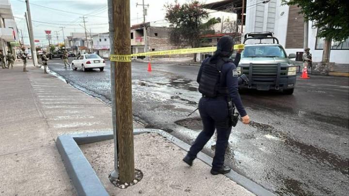 Asesinan a comandante de la Policía Municipal en pleno centro de Culiacán