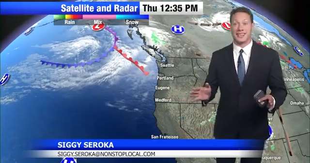 Cooler temps and cloudy skies with a chance of decent showers over the Yakima and Kittitas Valleys