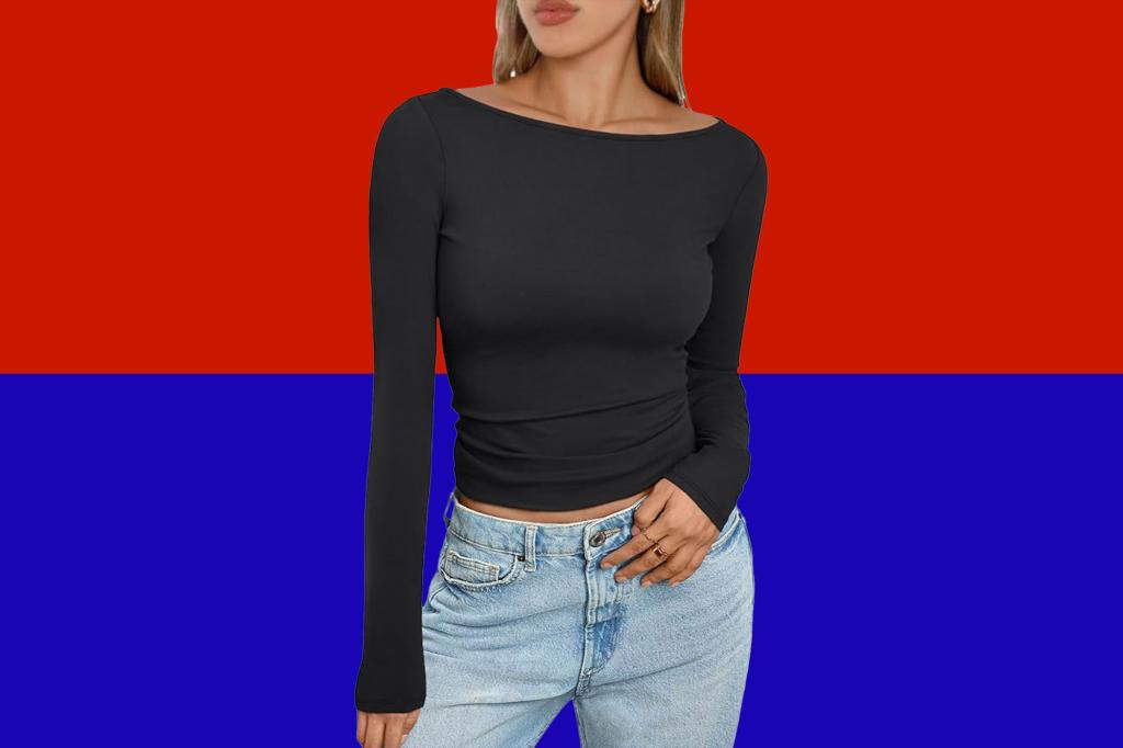 The SKIMS boat neck is gone, but this $8 top is better
