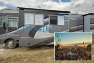 Baby born at Burning Man festival to parents Kasey and Kayla Thompson who had no idea about pregnancy