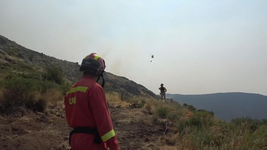 Incendio forestal de Jarilla (Cáceres)