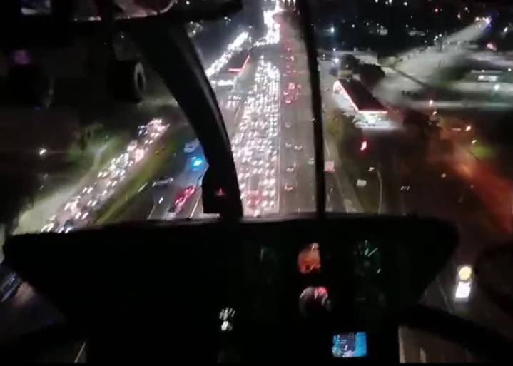 Chocaron un camión y una moto en la General Paz: hay un muerto y fuertes demoras para circular