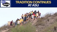 ASU students hike 'A' Mountain