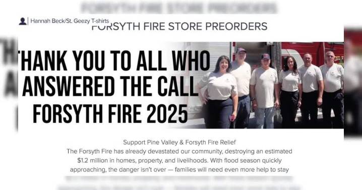 T-shirt campaign aids Pine Valley's all-volunteer fire department