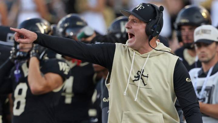 Wake Forest survives tough night, Claiborne injury to give Jake Dickert a win in his coaching debut
