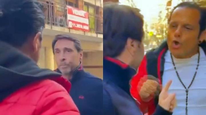 Video: un candidato a diputado agredió a Feinmann a la salida de la radio