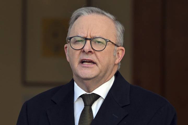 Australia will recognize a Palestinian state, Prime Minister Albanese says