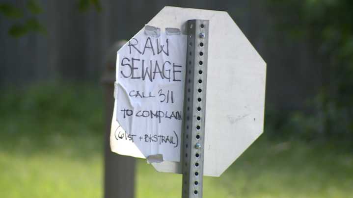 Raw sewage leak on Trolley Trail worries Brookside neighbors