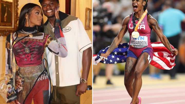 Olympic champion Sha’Carri Richardson arrested for domestic violence after row with sprinter boyfriend Christian Coleman