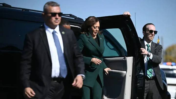 Trump elimina la protección del Servicio Secreto para Kamala Harris
