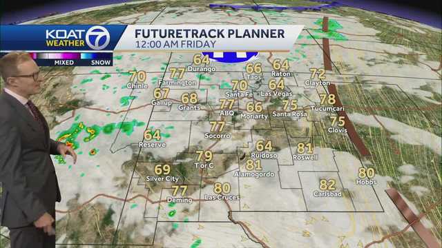 New Mexico forecast: Heavy rain chances Friday with more storms