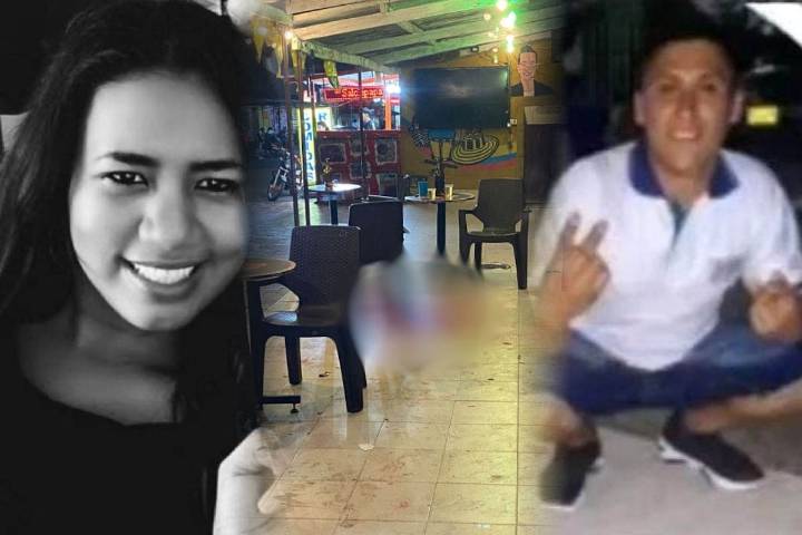 Natalia Upegui y Leonardo Ardila, las dos personas asesinadas en un bar de Santander