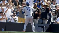 Shohei Ohtani high-fives heckler after hitting 45th home run of season