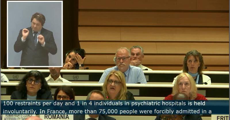 CCHR Addresses UN to End Coercive Psychiatry and Protect Children from Abuse