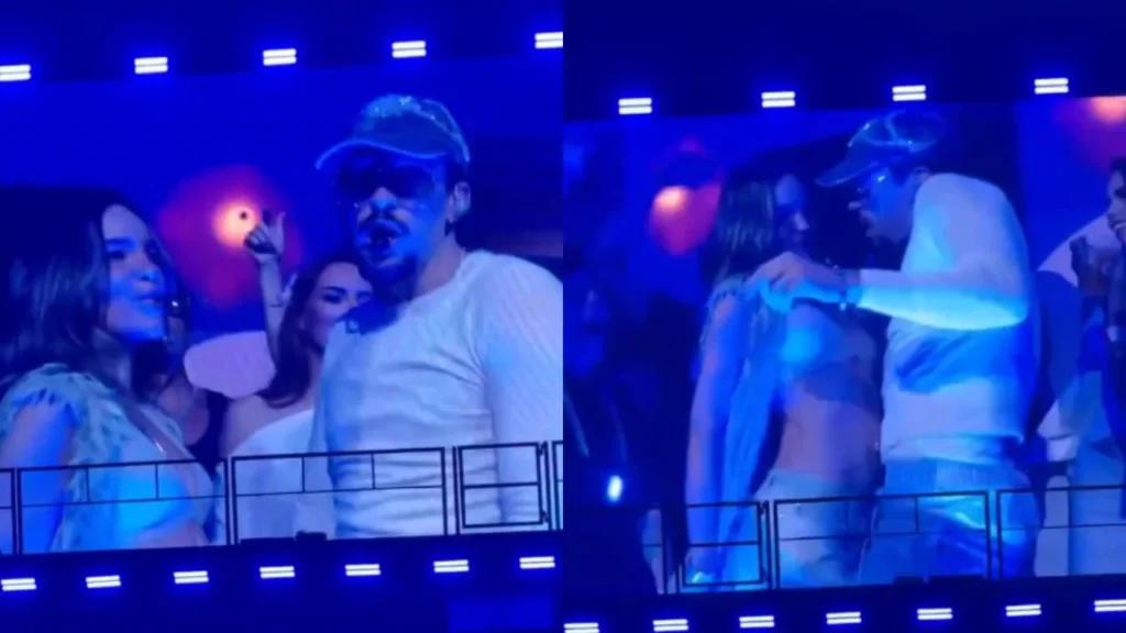 Bad Bunny le canta a Belinda durante su residencia e incendian las redes