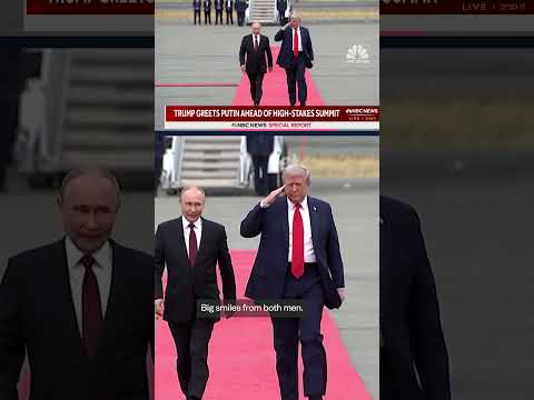 Trump and Putin arrive in Alaska for summit