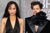 Zoë Kravitz and Harry Styles Spotted Kissing in London (Source)