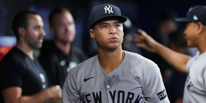 Anthony Volpe out of Yankees' lineup in finale vs. Red Sox