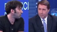 La reacción de Feinmann en su programa a un "jingle" que presentó Pedro Rosemblat: "Un homenaje"