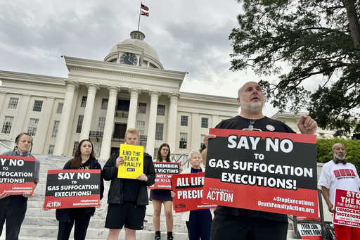 Alabama sets October execution using nitrogen gas