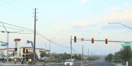 New traffic signal installed near Las Vegas Valley high school