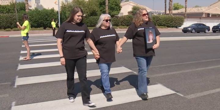 Mother returns to Arbor View High School crosswalk after daughter’s death