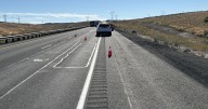 Unsafe lane change leads to motorcycle crash on I