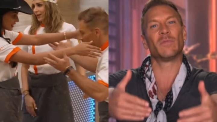 Salvador Zerboni no se deja tocar por Celinee en Top Chef VIP: "Con mucho respeto, hazte para allá"