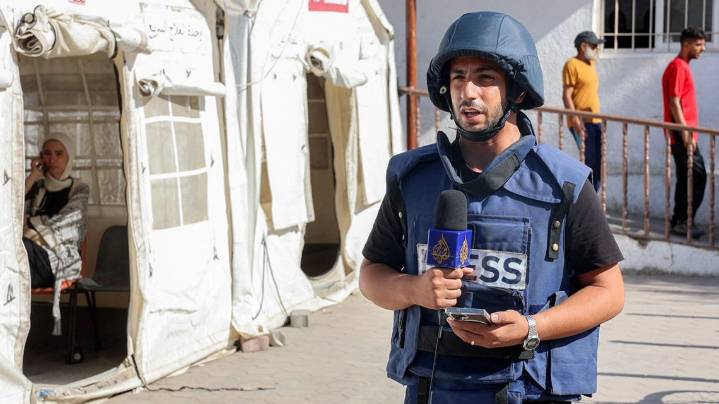 Israel mató a un reconocido corresponsal de Al Jazeera en Gaza y otros 5 periodistas