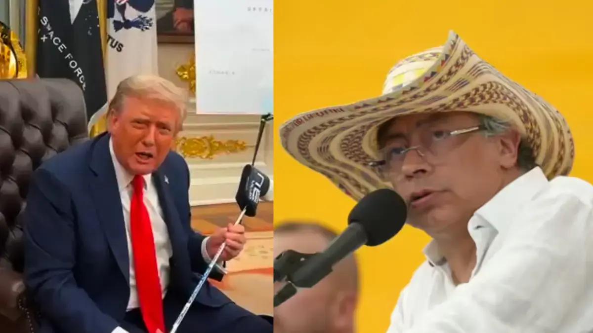 Presidente Gustavo Petro lanza pulla a Donald Trump: 'Está utilizando el narcotráfico como excusa para una invasión militar'