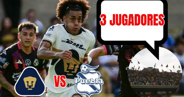 Hay que mejorar: ellos fueron los 3 peores jugadores de Pumas ante Puebla, según aficionados