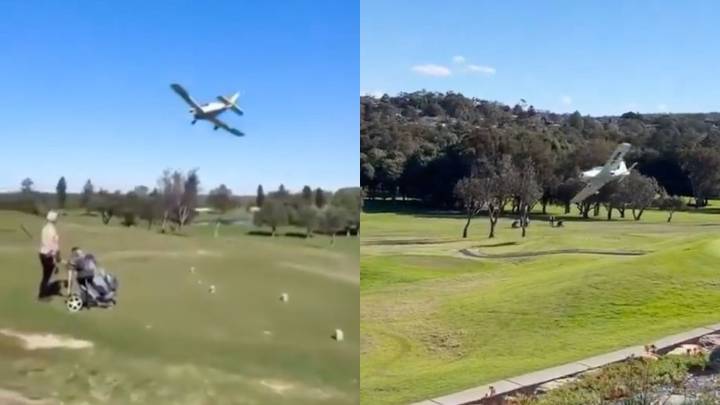 WATCH: Terrifying Moment Plane Crash-Lands on Golf Course Mid