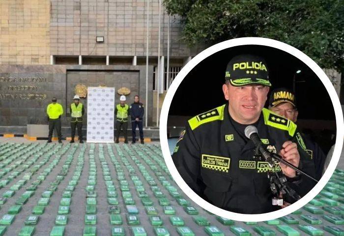 Incautación de cocaína por parte de la Policía alcanza cifras históricas en lo corrido de 2025