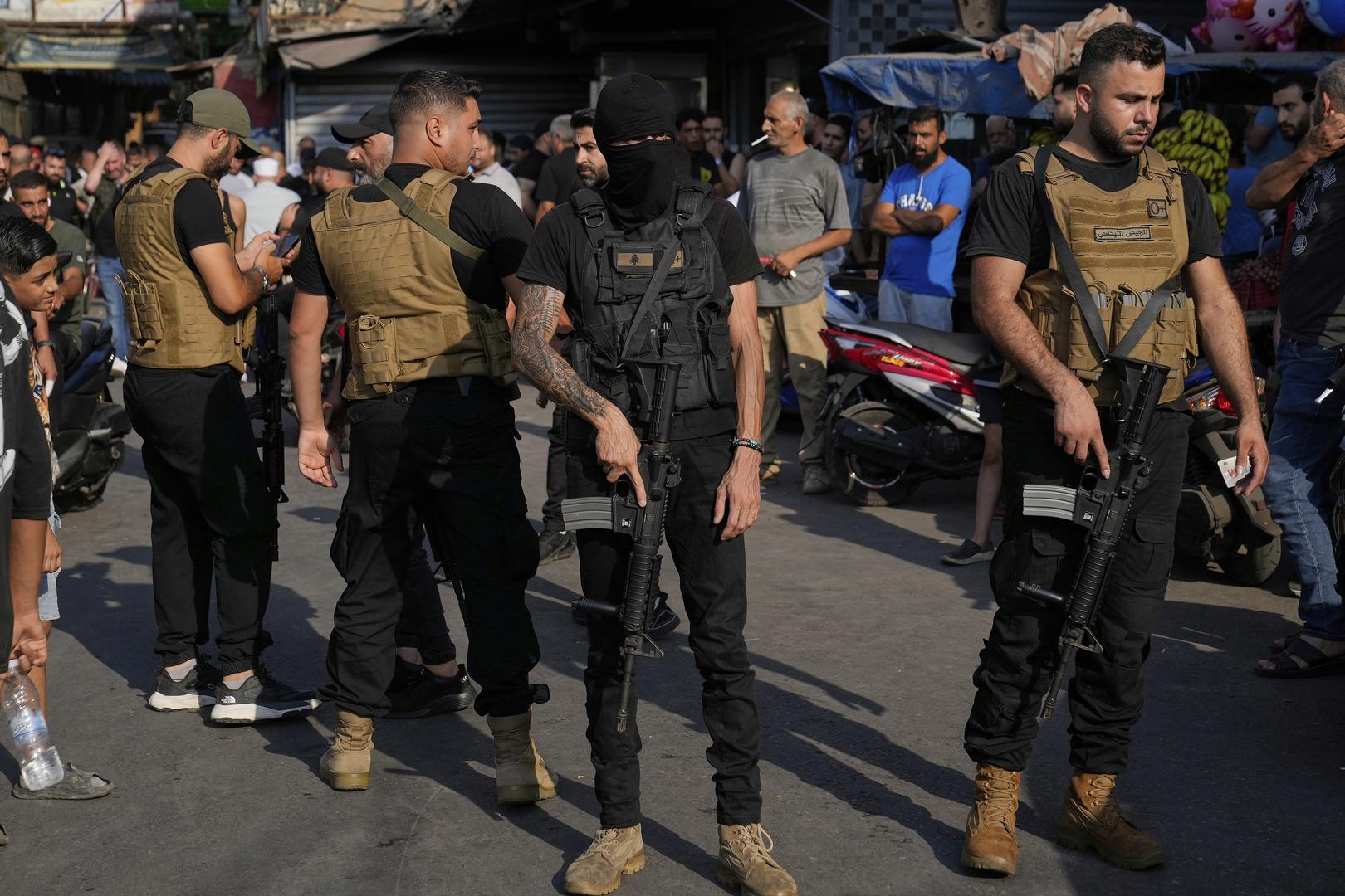 Palestinian factions in Lebanon begin handing over weapons at Beirut refugee camp