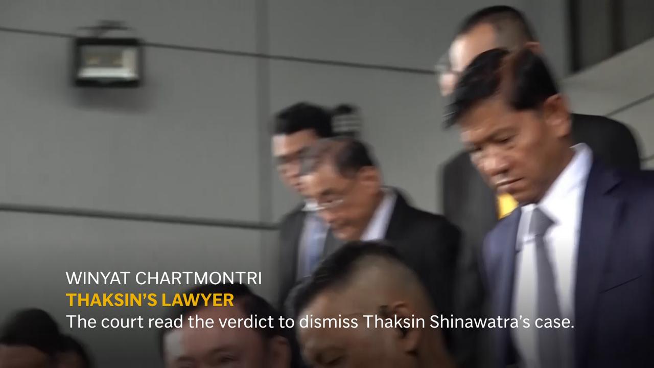 Former Thai leader Thaksin Shinawatra says he has been acquitted of royal defamation