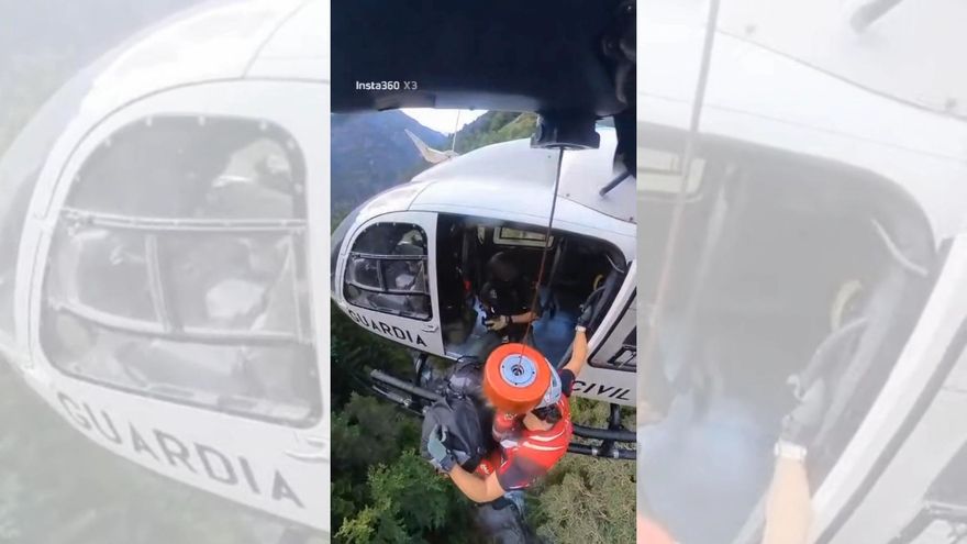 Vídeo | Rescatadas 14 personas el fin de semana en el Pirineo aragonés