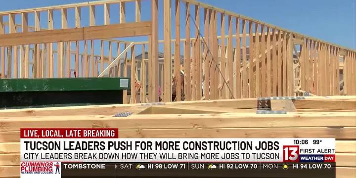 Tucson leaders look to improve construction jobs following dismissal of Project Blue