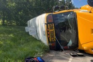 Bus Flips Over While Carrying 58 Elementary School Students, Marking Second School Bus Crash in Less than a Week